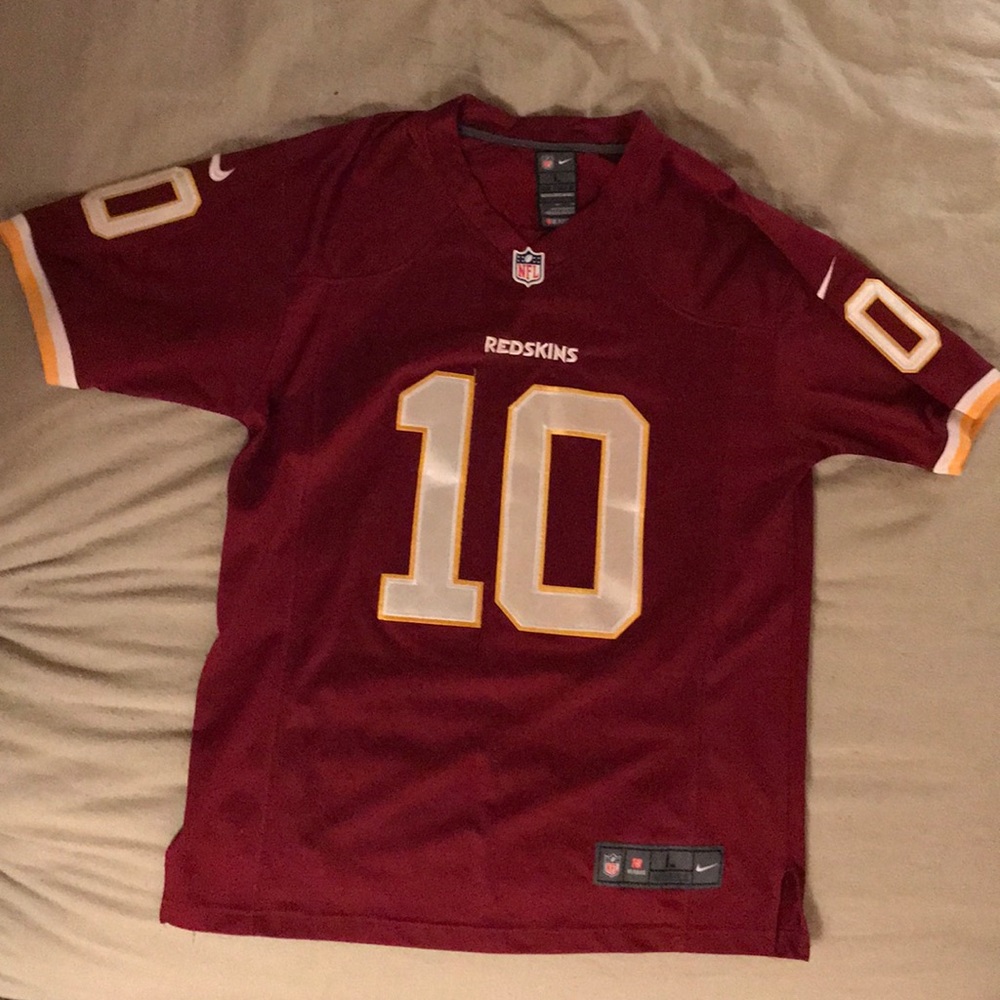 authentic on field RG3 redskins jersey